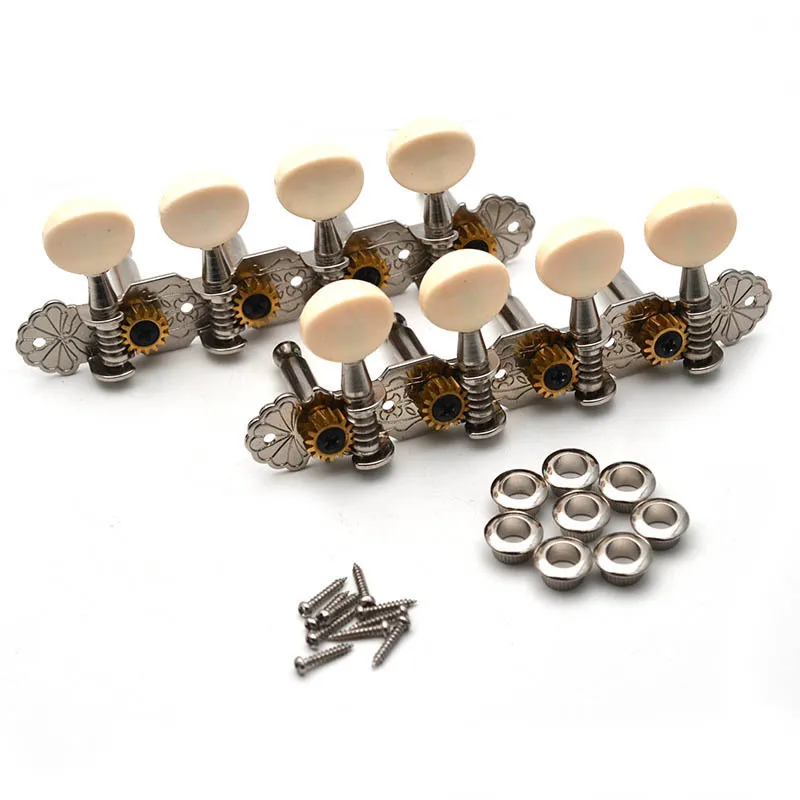 

A Set of 4R4L Chrome Mandolin Tuning Pegs Tuners Machine Heads String Tuners guitar accessories parts Musical instrument