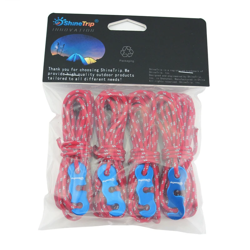 

Canopy Tent Ropes Awning Hang clothes Bind Reflective Polyester Camping