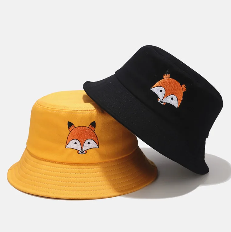 Женская хлопковая Панама LVYI069 Повседневная с вышивкой в виде животного шляпа от