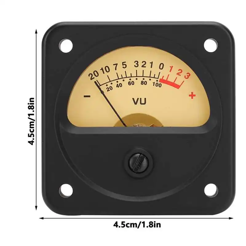 

Multimeter Test Leads TR-45-S0348 DB Level Tester High-Accuracy VU Meter with Backlight Sound Level Tester Indicator