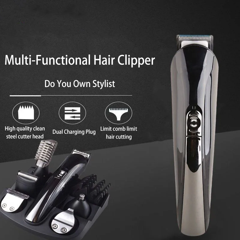 

11 In 1 Hair Trimmer For Men Professional Hair Clipper Machine Cordless Haircut Tool Electric Shaver For Men Barber Tools Mower