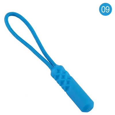 Sky Blue 10 шт молния Веревка пластиковая молния тяга с ремешком для рюкзака спортивный костюм одежды аксессуары молния Веревка для одежды - Цвет: Sky Blue