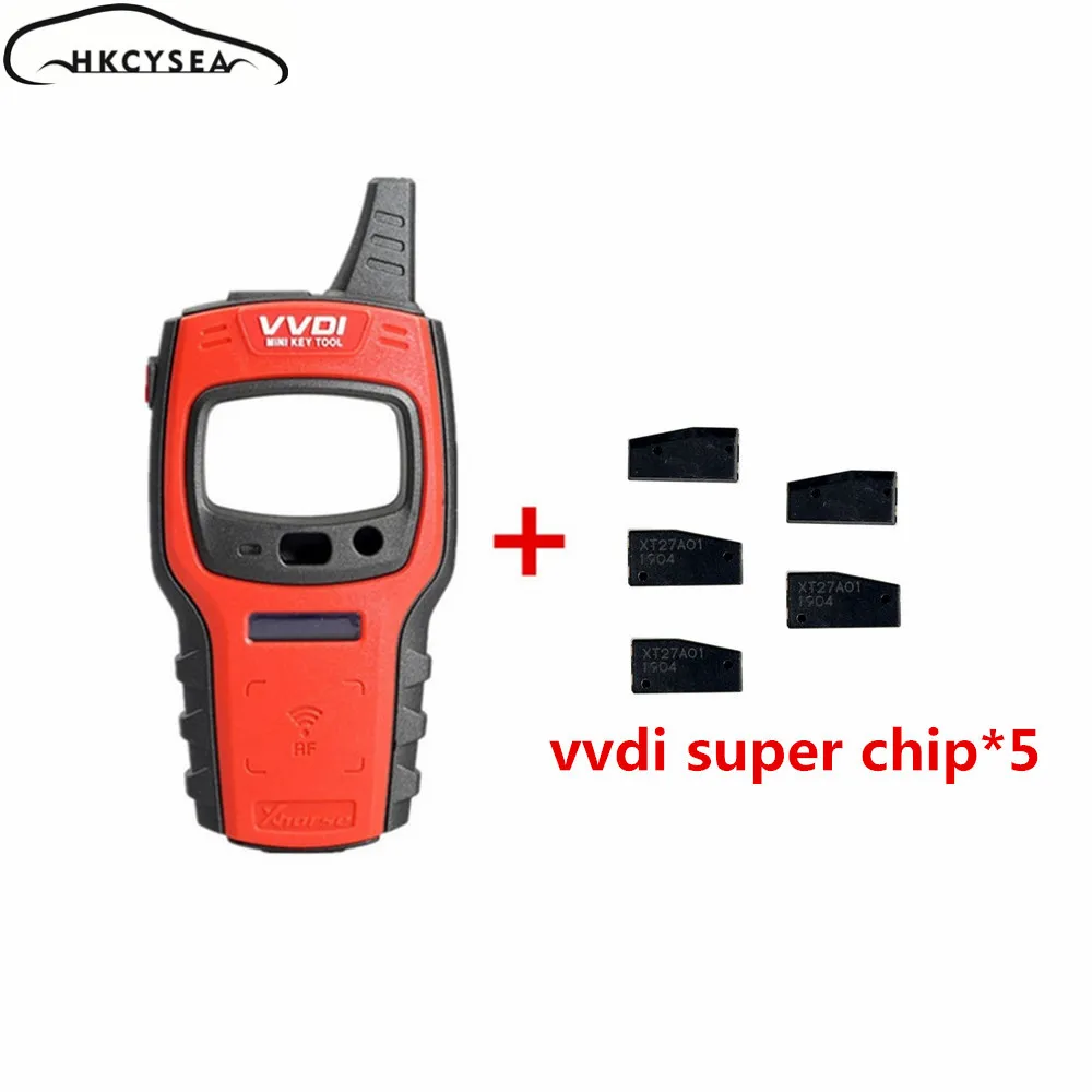 Xhorse VVDI ключ инструмент дистанционный ключ программист VVDI мини ключ инструмент транспондер генератор чип-копир с VVDI умный ключ Супер пульт дистанционного управления - Цвет: with vvdi super chip