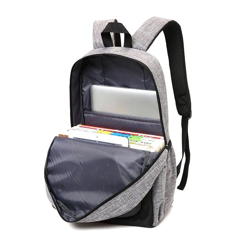 

PU Men's Shoulder Bag Male Large Capacity Students Leisure Backpack Female Korean Version of the Influx of Computer Bag