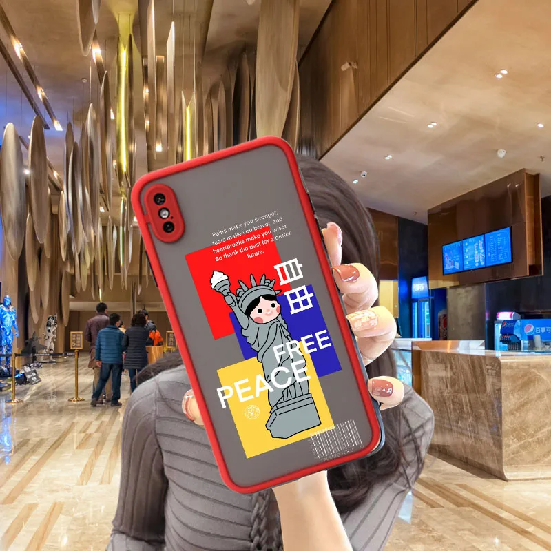 

For iPhone X XS Case Luxury Original Liquid Silicone Soft Cover Shockproof Phone Case