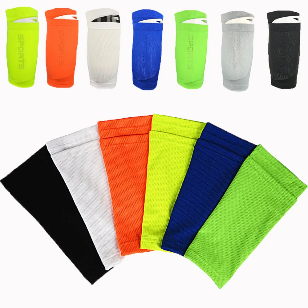 1 пара футбольные носки для взрослых и детей с карманом или щитком голени