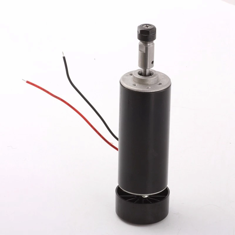 New Cnc Spindle 500W Air Cooled Spindle Motor Er11 Collet Dc 0-100V Router 52Mm for Drilling Milling Machine Tools