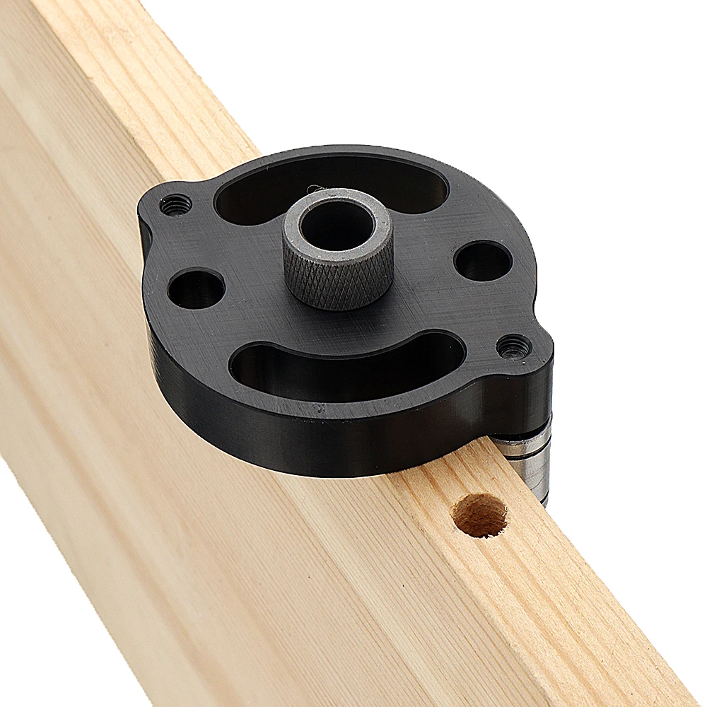 

Self-centering 6 8 10mm Dowel Jig Wood Panel Puncher Hole Locator Beech Central Holing Position Measuring Drilling Woodworking