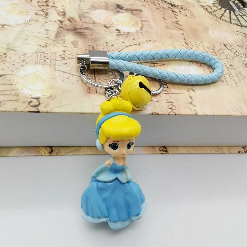Брелок для ключей с мультяшным рисунком подвеска принцессы Софии Эльзы Анны