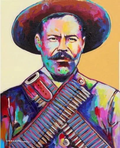 PANCHO вилла Искусство Шелковый плакат комната декоративная живопись 24x36