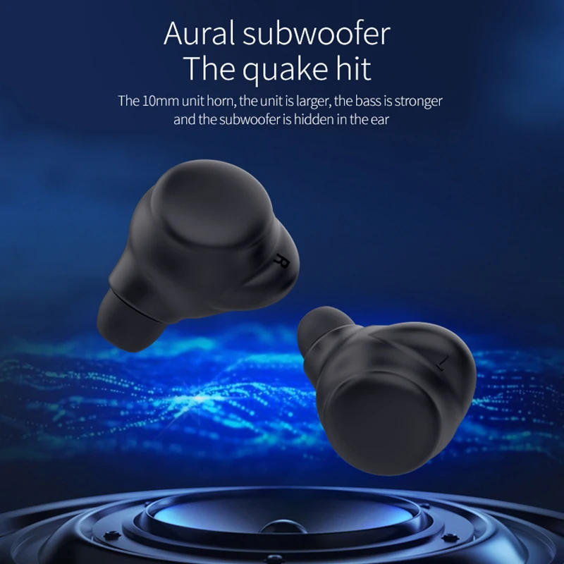 IPX5 водонепроницаемые Bluetooth 5 0 наушники 6D стерео вкладыши TWS беспроводные для всех