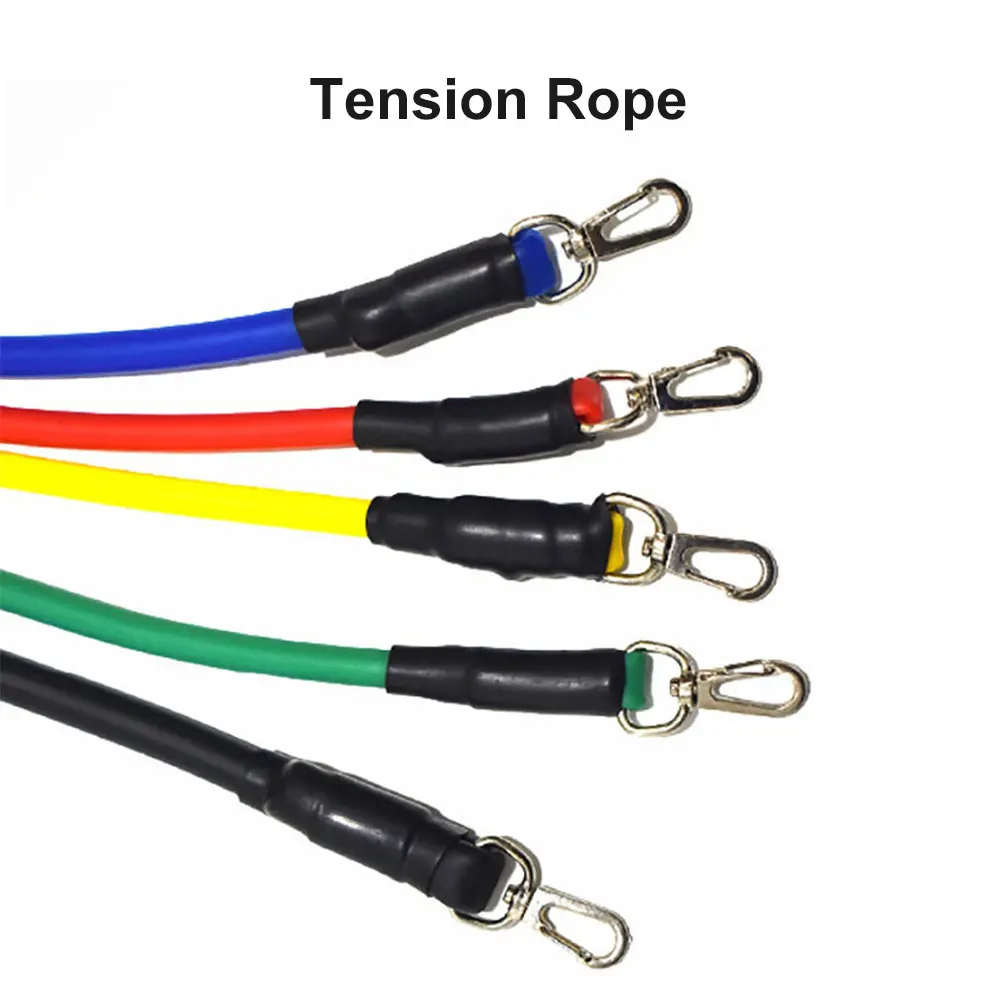 11 шт./компл. тянущаяся веревка для мужчин оснащение фитнеса Мужская футболка 100