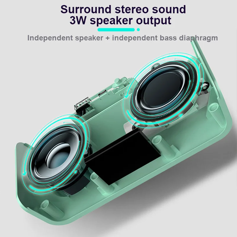 Wireless bluetooth game speaker small mini portable voice high-quality sound support disk and TF card to play music | Электроника