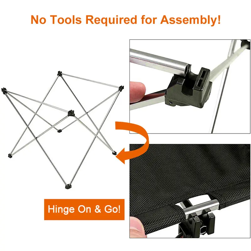 Стол складной переносной алюминиевый для кемпинга уличная мебель компьютерные