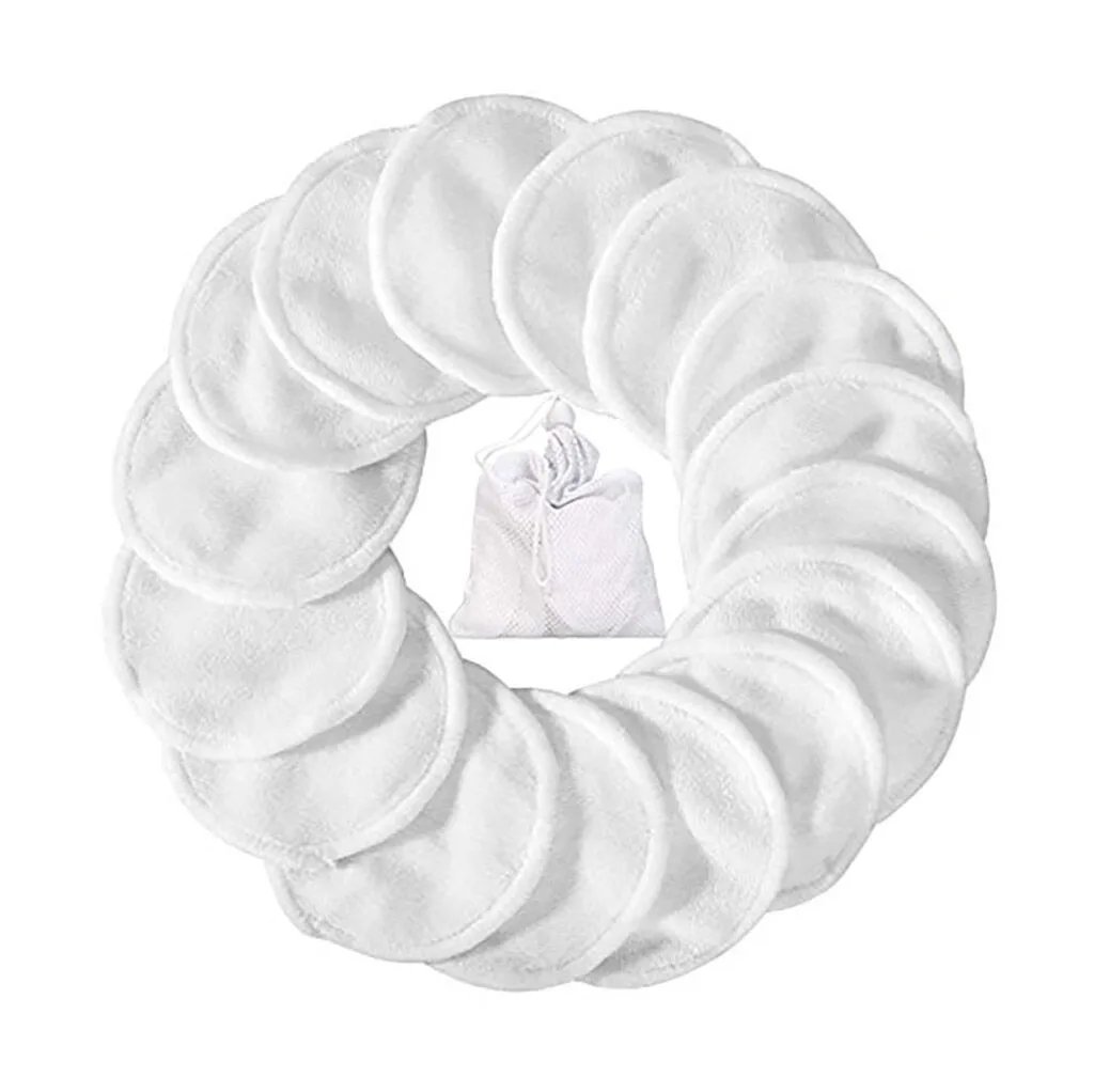 18 шт хлопковые подушечки для снятия макияжа Высокое качество Многоразовые