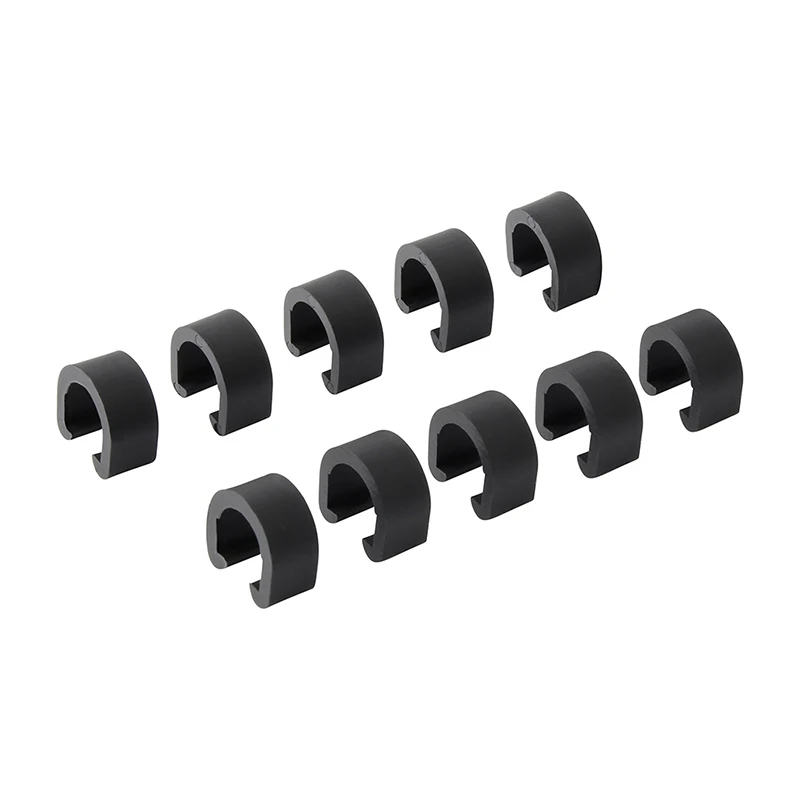 Мукзи 10 шт. велосипедный C-зажим Пряжка переключения передач трос фиксированный