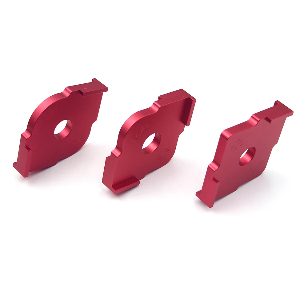 

Wood Panel Radius Quick-Jig Router Table Bits Engraving Machine Trimmer Jig Corner Templates Kit