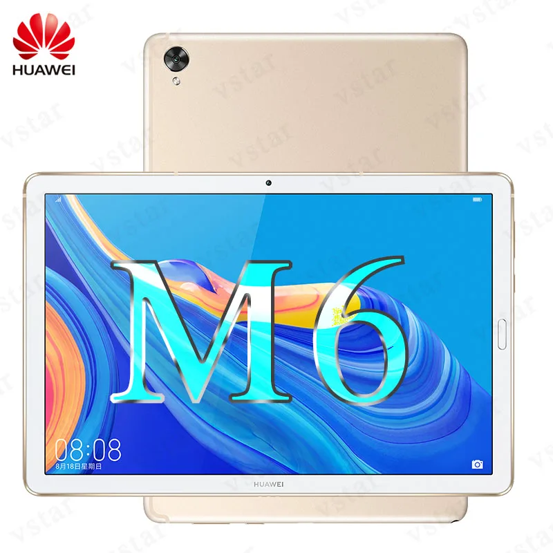huawei Mediapad M6 10,8 дюймов Wifi планшетный ПК Kirin 980 Восьмиядерный Android 9,0 отпечатков пальцев ID Поддержка Google play