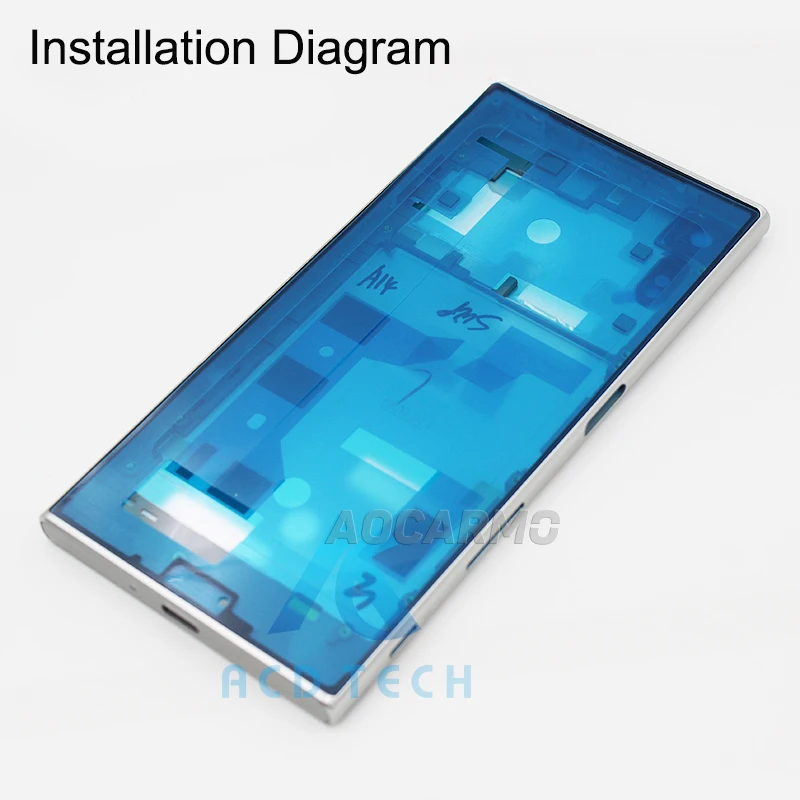 

10Sets For Sony Xperia XZ XZs F8332 F8232 LCD Screen Adhesive Front Frame Glue Earpiece Loudspeaker Dust Mesh Full Set Sticker