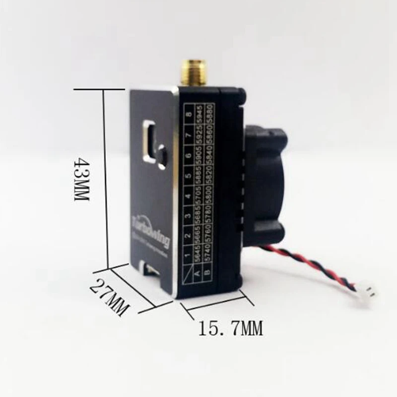 Аксессуар Turbowing 20 км для FPV дальнего действия TX2W 5 8G 40CH 2000MW 2W беспроводной