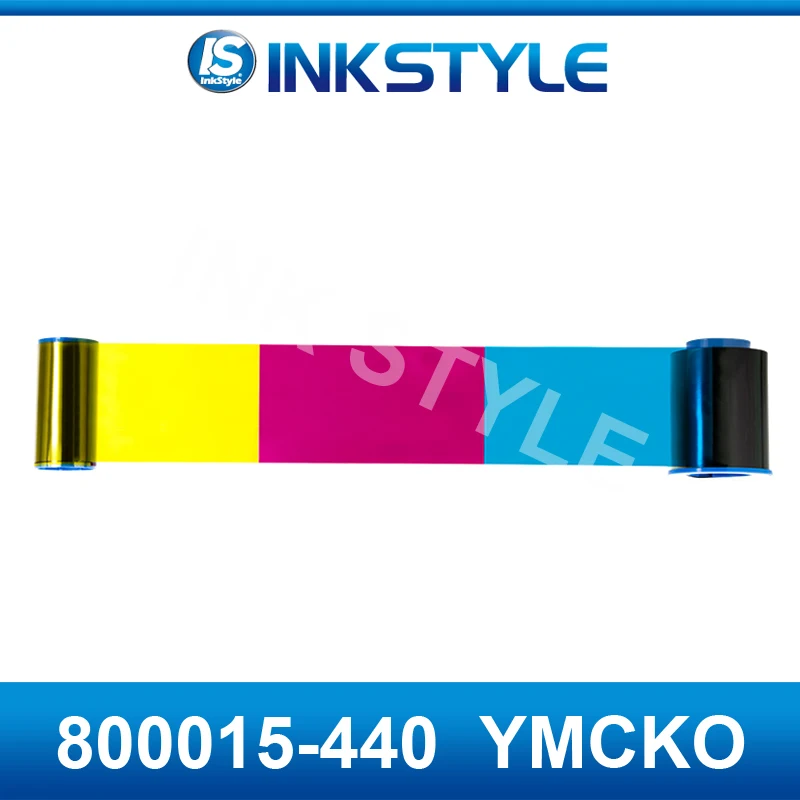 Совместимый Зебра 800015-440 YMCKO цветная лента 200 изображения для Zebra P330i P430i карта принтера
