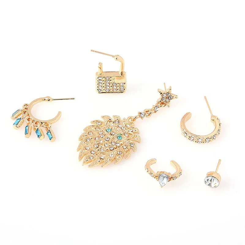 

Drop Earrings Long Gothic Accessories Gift for Women Big Hoops Drop Cross Tous Jewelry Lot Piercing Korean Fashion Ear Cuff Lock