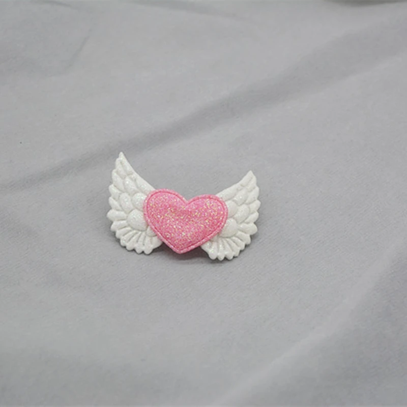 30Pcs Lovely Angel Wings Applique Ornament DIY Garment Glove BB Clip Craft Supplies Cake Baking Mold Making Decorative Materials - купить по
