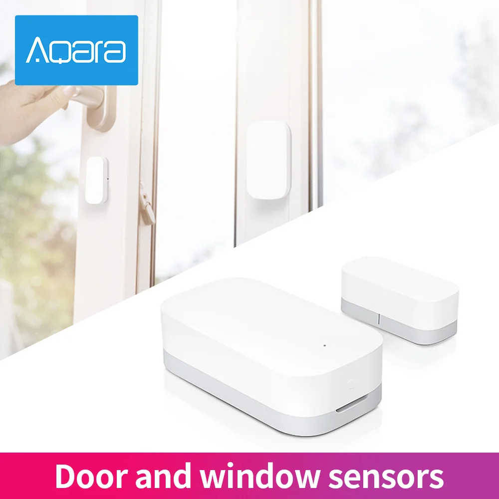 Aqara Door Window Sensor Zigbee Wireless Connection Mini Work With Mi Home APP For Xiaomi Smart | Электроника