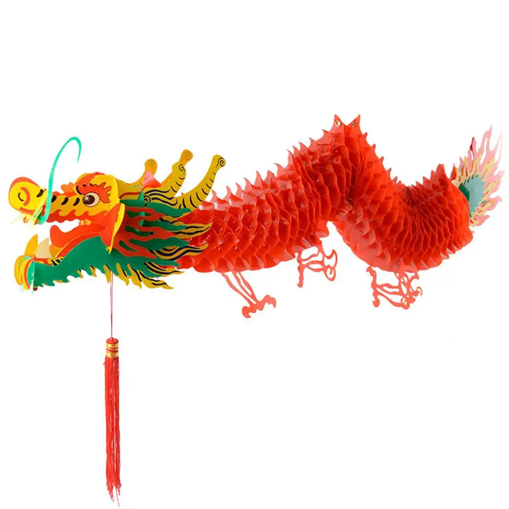 

2020 Chinese New Year Dragon Garland Hanging Decoration Lantern Dragon Boat Festival Shopping Mall Supermarket Ornament