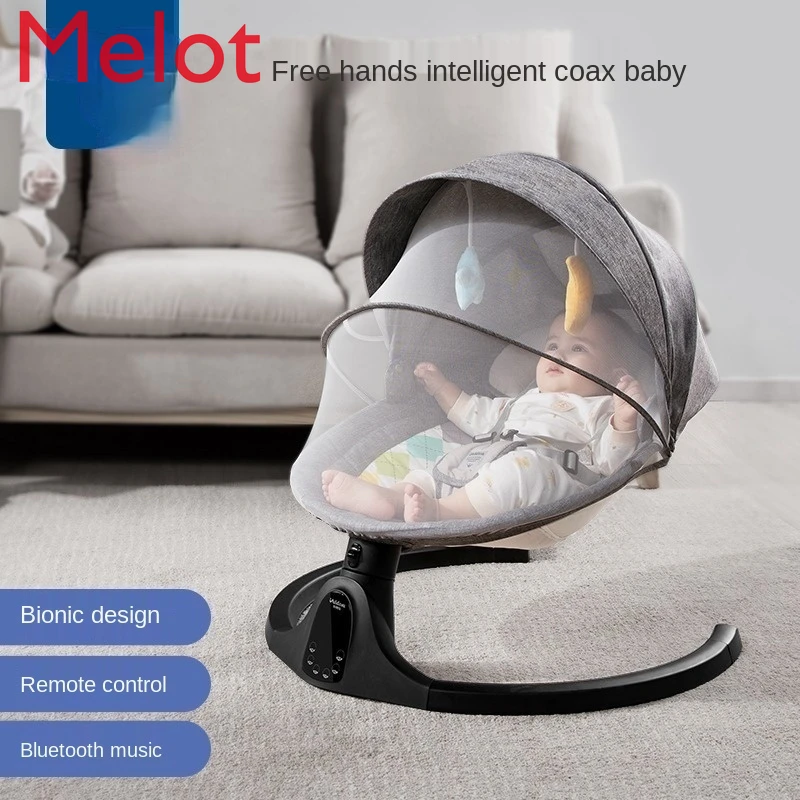 

Baby's Rocking Chair Baby Caring Fantstic Product Comfort Chair Baby Electric Cradle Newborn Recliner with Coax Sleeping