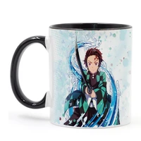 demon slayer kamado tanjirou coffee mugs 11oz ceramic creative anime milk cup christmas gift mug for your friends