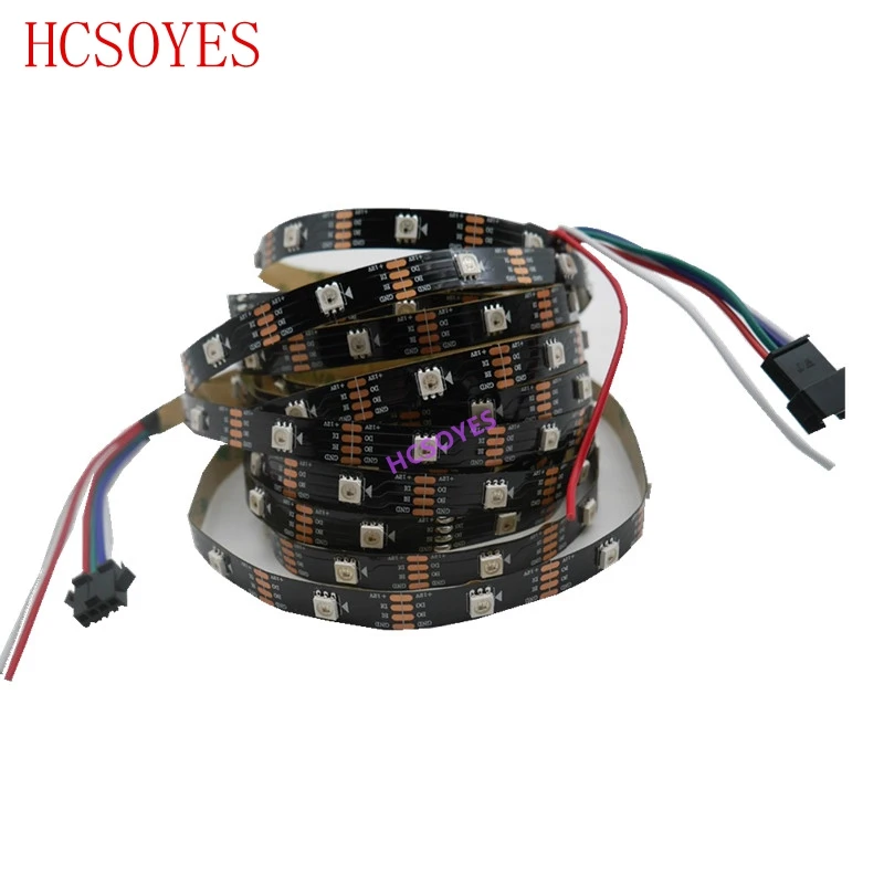 WS2815 1 м/5 м 30/60/144 пикселей/светодиодный s/m DC12V RGB светодиодный пикселей