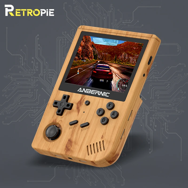 

Retropie ANBERNIC RG351V Retro 30000 Games RK3326 Open Source 3.5 INCH 640*480 handheld game console Emulator For PS1 kid Gift