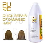 purc formalin brazilian keratin hair scalp treatments 8 1000ml pure keratin straightening repair frizz dry hair care