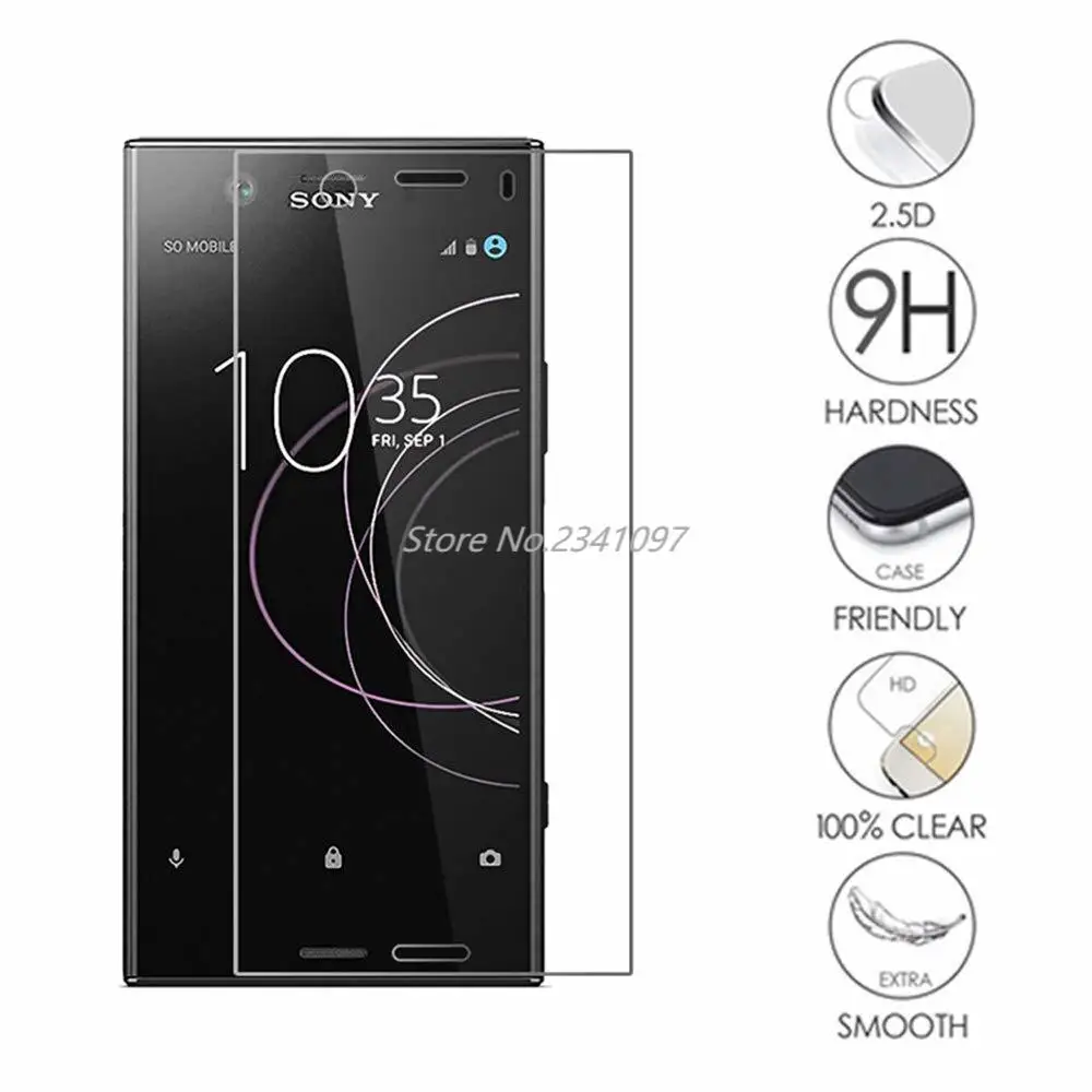 Чехол из закаленного стекла для SONY Xperia X XC XZ XZ1 XZ2 Compact L1 L2 L4 Защитное стекло экрана