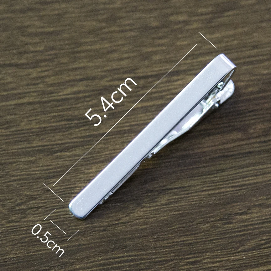 

New Simple Fashion Style Tie Clip for Men Metal Gold Tone Simple Bar Clasp Practical Necktie Clasp Tie Pin for Mens Gift