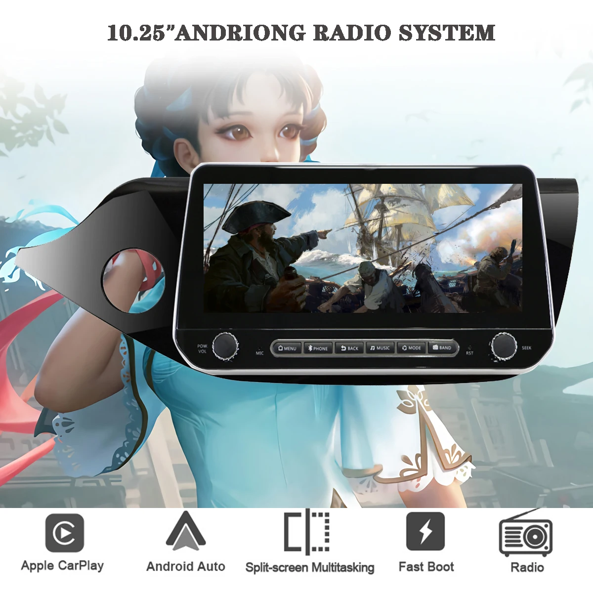 

Автомобильный радиоприемник 2 Din 10,25 дюйма, установка DVD GPS Mp5, пластиковая панель Fascia, рамка для KIA Ceed, левый руль 2012-2016, комплект крепления для ...