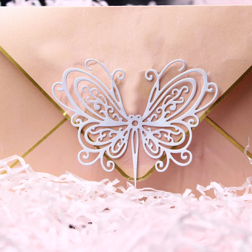 Потрясающие металлические Вырубные штампы в виде бабочек для скрапбукинга Новые