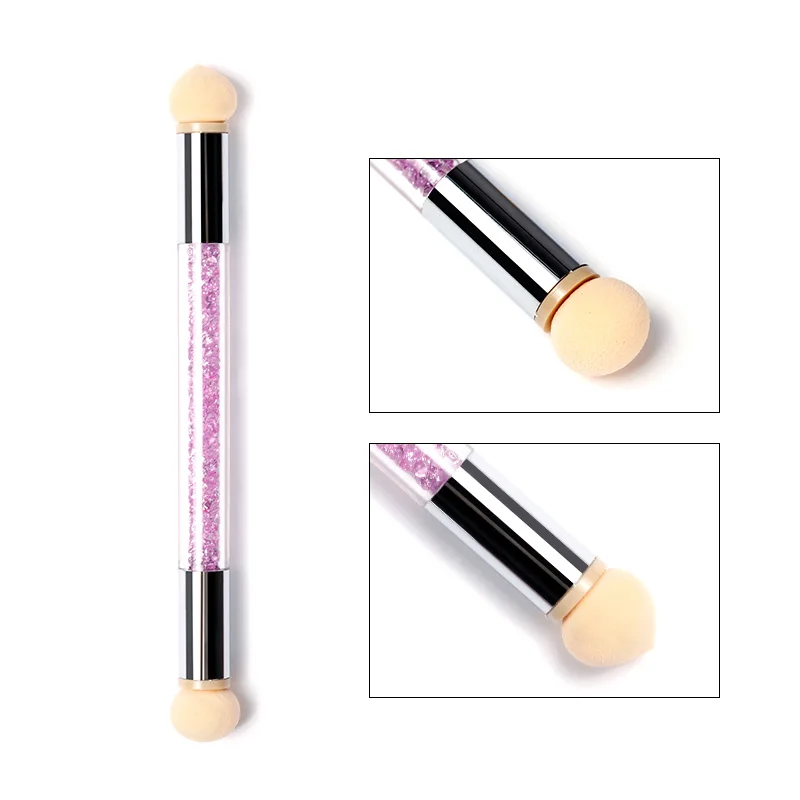 ROSALIND двойная головка для дизайна ногтей градиентные Кисти маникюра акриловая