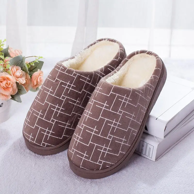 Женские домашние тапочки женская обувь нескользящие плюшевые теплые для мужчин