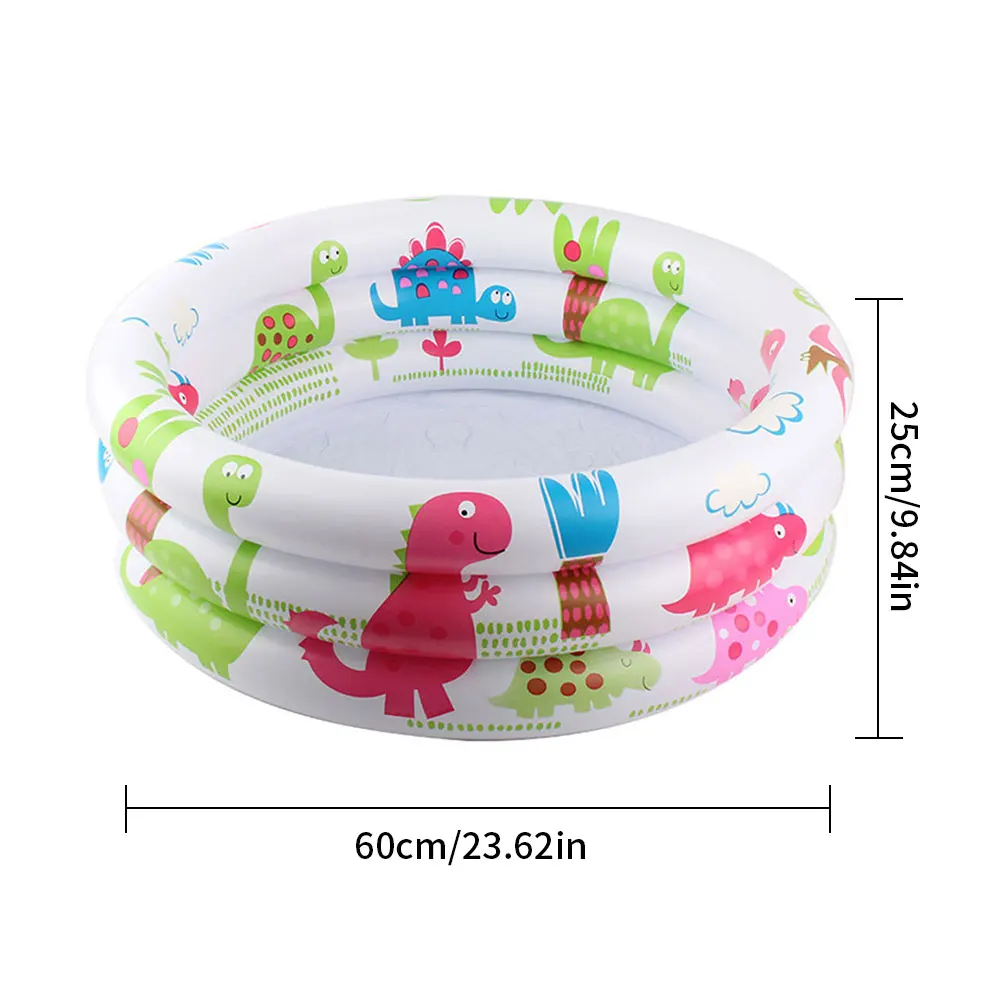 

Inflatable Swimming Pool Thick Paddling Pool Summer Water Toys Party Supply For Baby Kids Adult 90x25 Cm Paddling Pool