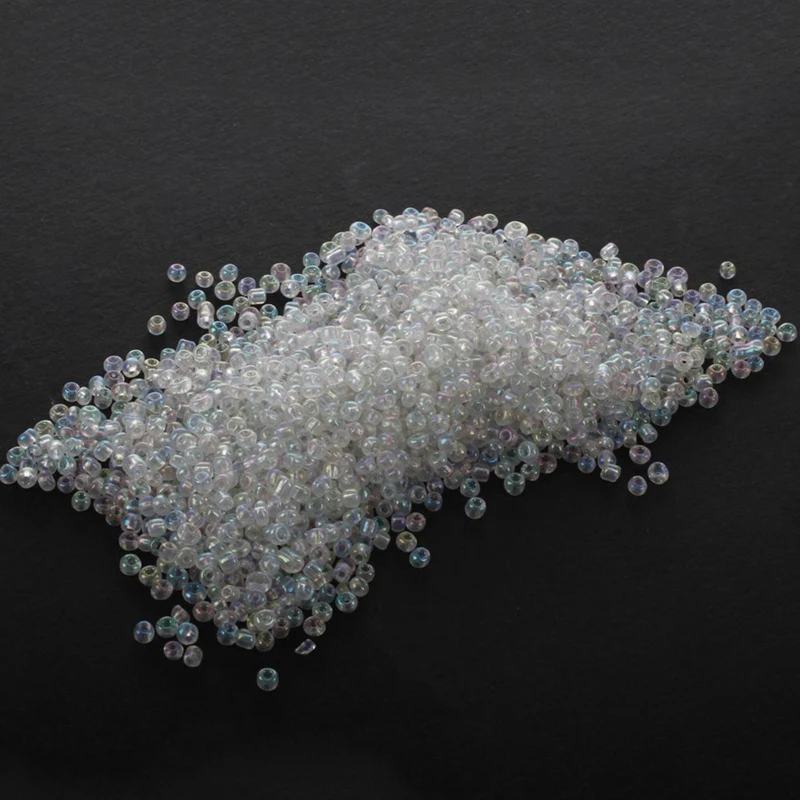 2400 шт 2 мм круглые чешские стеклянные бусины для изготовления ювелирных изделий