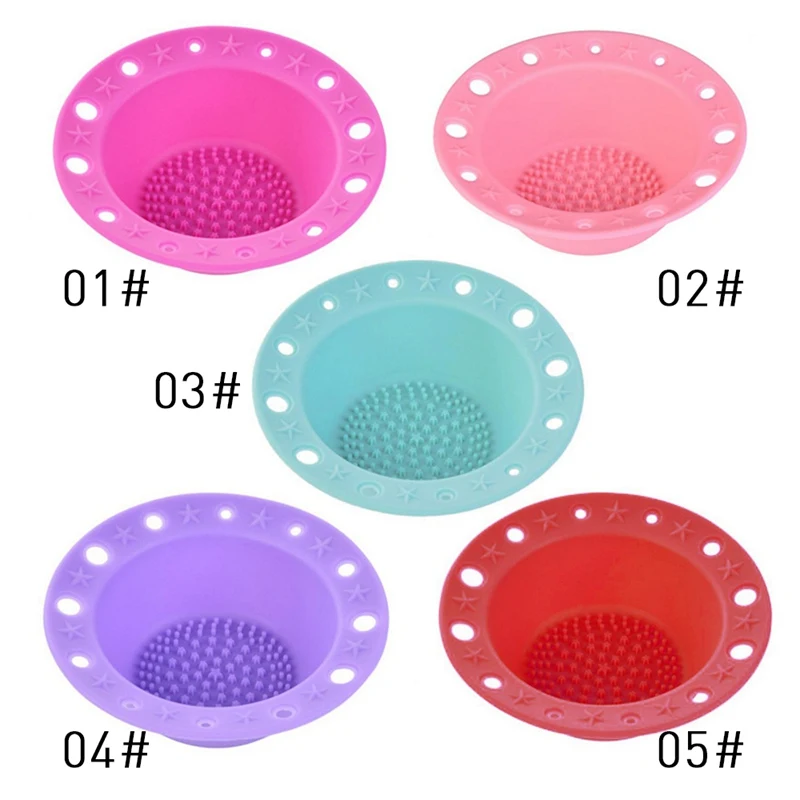 Силиконовый коврик для очистки кистей гель-лака очиститель макияжа косметика |