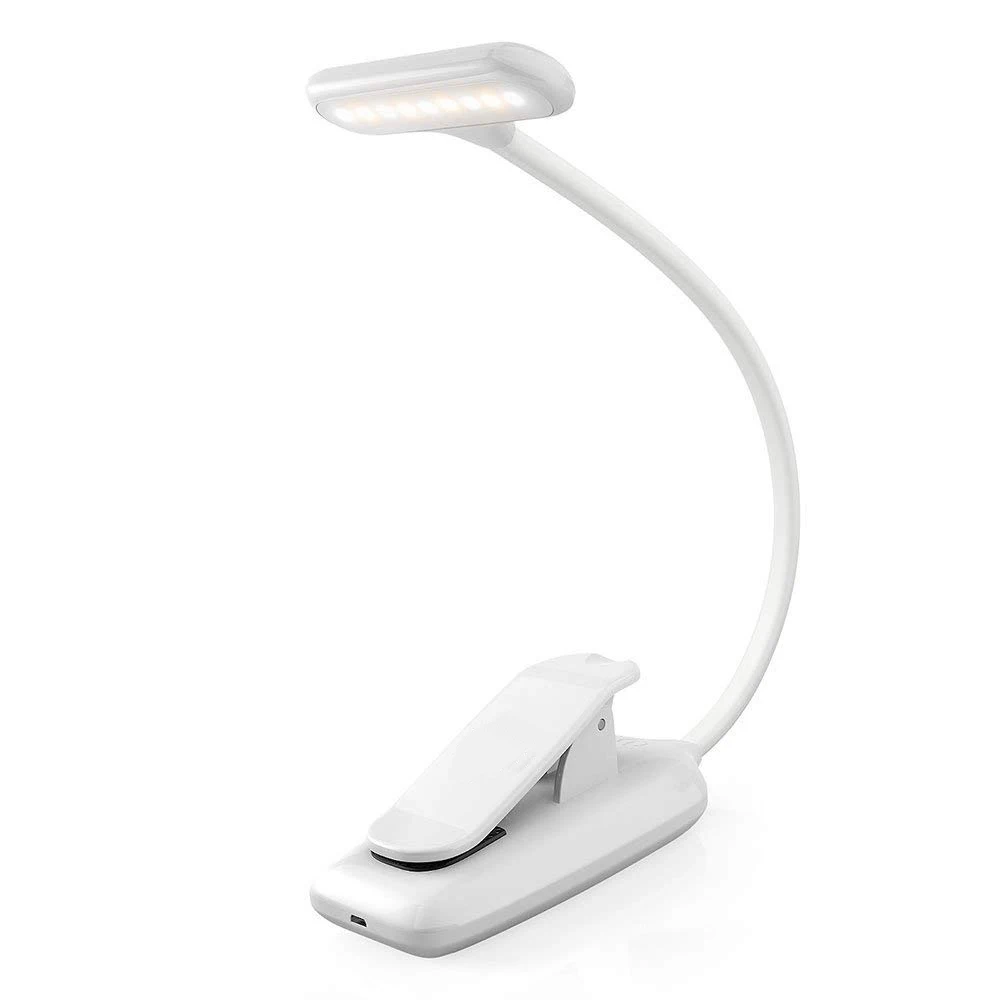 Перезаряжаемый светодиодный светильник USB для чтения книг гибкая лампа 3 режим ing