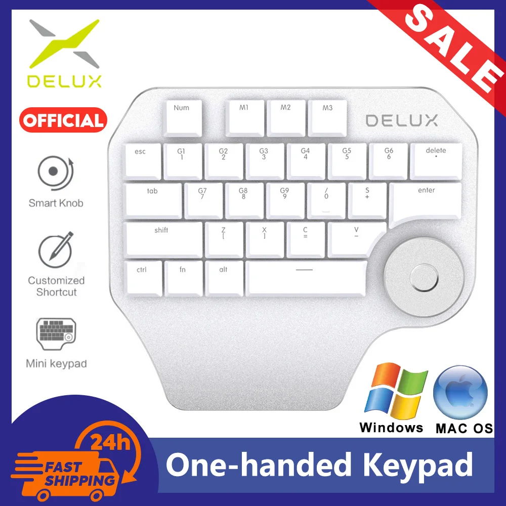 Delux T11 дизайнерская односторонняя игровая клавиатура мышь комбинированная