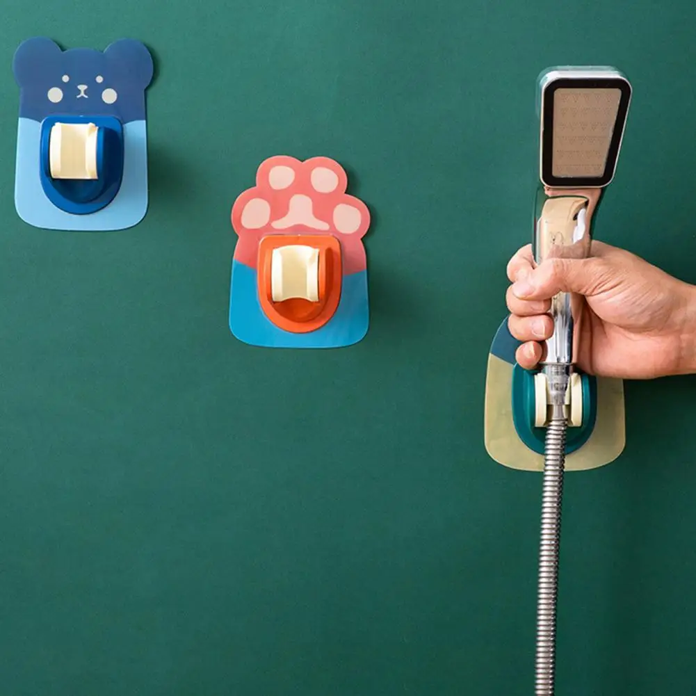Милый держатель для душевой лейки регулируемый самоклеящийся настенный