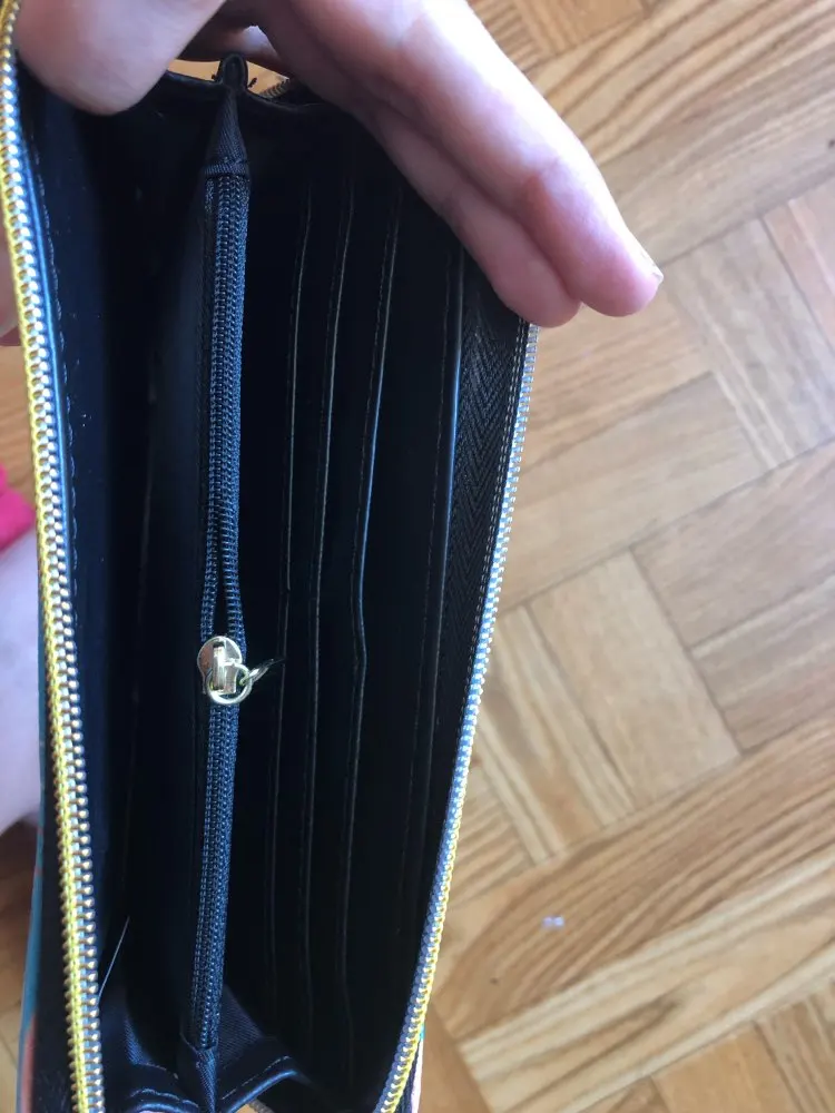 Женские кошельки с рисунком из мультфильма тикин длинный кожаный кошелек для