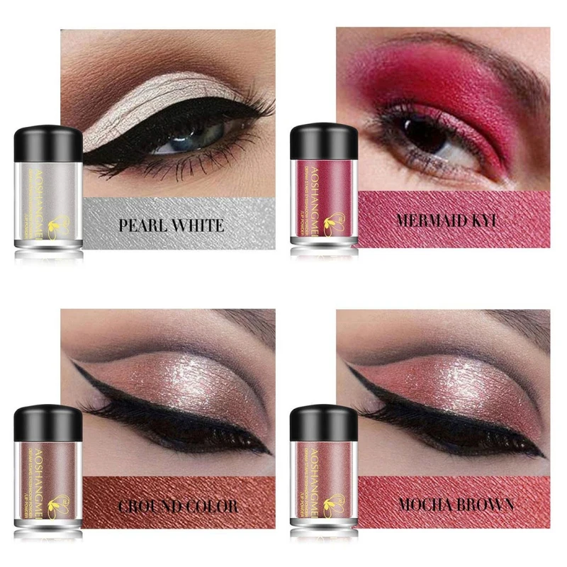 2020 Новые водонепроницаемые блестящие тени для век Палетка теней с алмазным