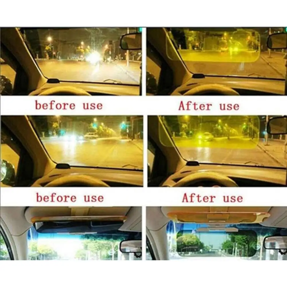 

Professional Car Sun Visor Anti-dazzle Blocker UV Fold Flip Down HD Clear View Sunshade Car Accessories Supplies Products