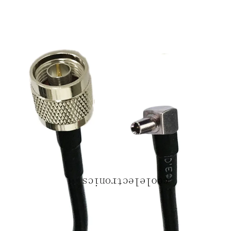 Соединительный кабель RG174 TS9 коаксиальный с прямым углом к N 1 м 2 3 5 10 м|Соединители|